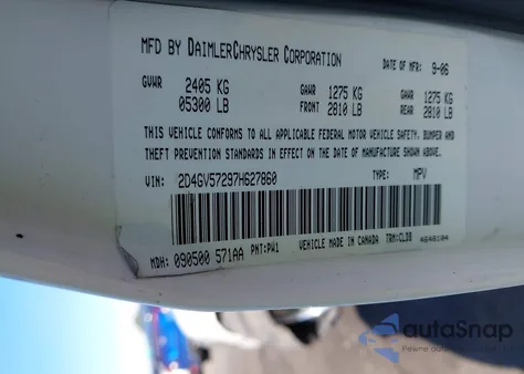 2007 Dodge Magnum Rt from USA, damaged, VIN 2D4GV57297H627860